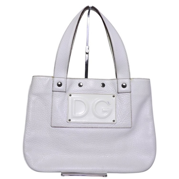 AUTHENTIC DOLCE & GABANNA- White Shoulder Bag - Picture 1 of 9
